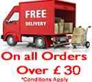 Free Delivery of Orders over 30